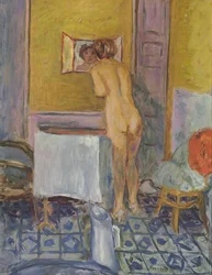 Nu au drap rouge (Nu à sa toilette)