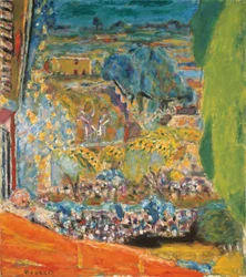 Paysage au toit rouge (Le Cannet)