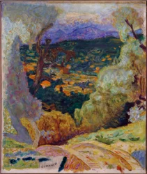 Paysage méridional : Le Cannet