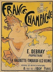 Affiche pour France-Champagne, 1889-1891