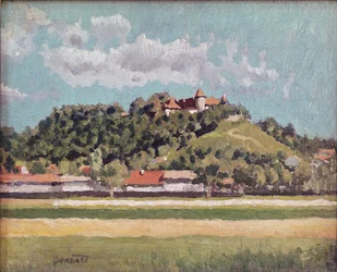 Le château de Virieu en Dauphiné, vers 1888
