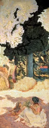 La mer Méditerranée, triptyque, panneau latéral droit, 1911