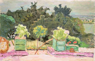 La terrasse à Vernonnet, 1913