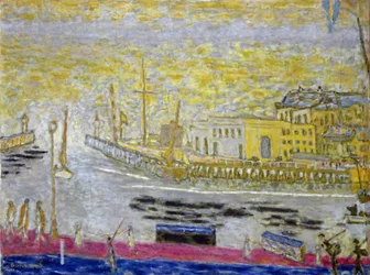 Trouville, la sortie du port