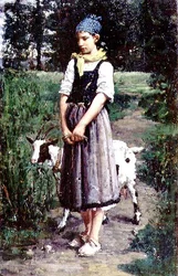 Un jeune chevrier