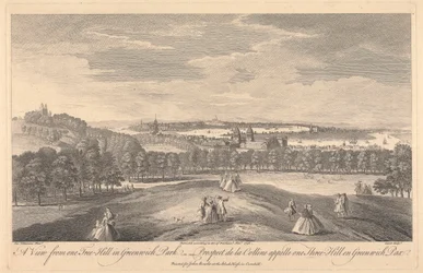 Vue depuis One Tree Hill dans Greenwich Park