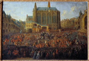 Départ de Louis XV après le lit de justice