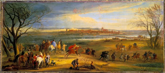 La Guerre de Dévolution (1667-1668) : Capture de Dole en Franche-Comté par le roi Louis XIV, 16 février