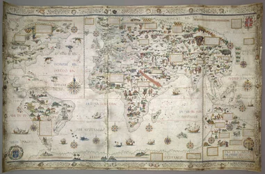 Add MS 24065 Carte du Monde (Planisphère)