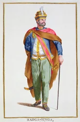 Raja-Singa, roi de Ceylan, tiré du 