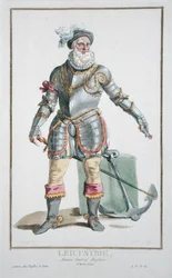 Robert Dudley (1533-88), comte de Leicester, tiré du « Recueil des Estampes, représentant les Rangs et les Dignités, suivant le Costume de toutes les Nations existantes », publié en 1780