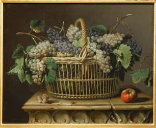 Panier de raisins - A basket of grapes ...