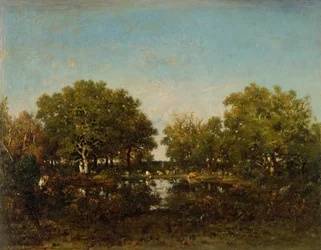 La mare Souvenir de la forêt de Chambord, 1839