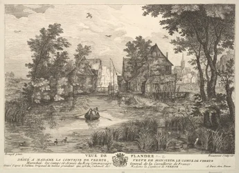Vue de Flandre après la peinture dans la collection de Madame la Comtesse