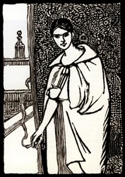 Jeune femme avec cigarette pour « Chéri » de Colette
