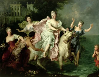 Europe emportée par Jupiter métamorphosé en taureau, vers 1700