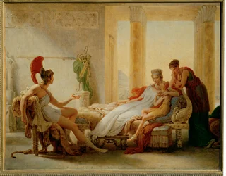 Énée et Didon, esquisse pour une huile plus grande ...