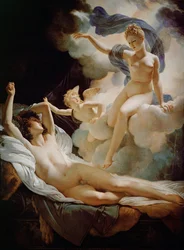 Iris et Morphee (oil on canvas)