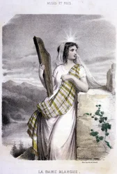 La Dame Blanche - dans "Les Femmes mythologiques", par Mery et Foelix, ill. par G. Staal, éd. par Gouet