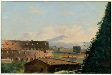 Vue du Colisée - Vue du Colisée à Rome ...