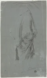 Femme en Châle Vue de Dos