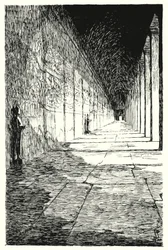 Galerie du premier étage, Angkor Vat (gravure)