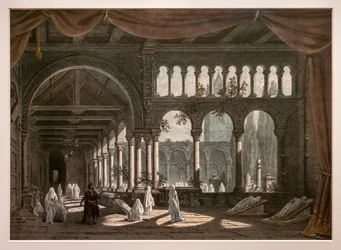 Robert le Diable, décorations pour la deuxième peinture de l