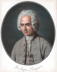 Jean-Jacques Rousseau 1712-78, philosophe politique français