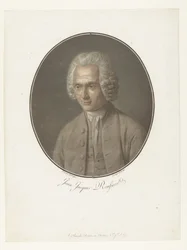 Portrait de Jean-Jacques Rousseau (Collection des Grands Hommes)