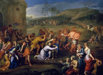 "Jesus sur le chemin du calvaire" (Le portement de croix) Peinture de Pierre Mignard (1612-1695) 1687 Paris, Musee du Louvre