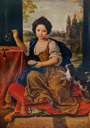 Louise Marie Anne de Bourbon, 1674-1681, fille illégitime de Louis XIV, vers 1680, 1911