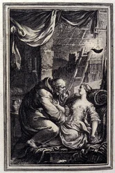 Le Diable en enfer - dans « Contes et nouvelles en vers » de Jean La Fontaine. 1776. Illustration de P.P. Choffard.