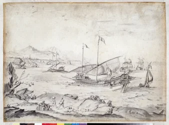 Navires dans le port de Marseille