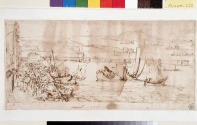 Le port et le port de Toulon