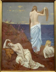 Jeunes filles au bord de la mer