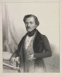 Portrait du chanteur Gilbert-Louis Duprez 1806-1896, 1837