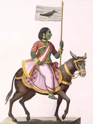 Moudevi, déesse de la discorde et de la misère, 1782