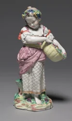 Printemps, fabriqué par la manufacture de porcelaine de Bristol, vers 1775