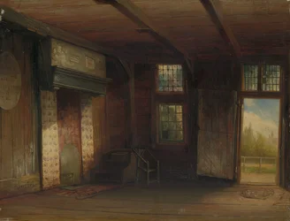 Intérieur de la Maison du Tsar Pierre à Zaandam