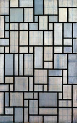 Composition avec grille 2, 1915