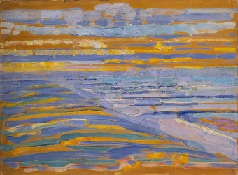 Dunes avec plage et jetée, Domburg
