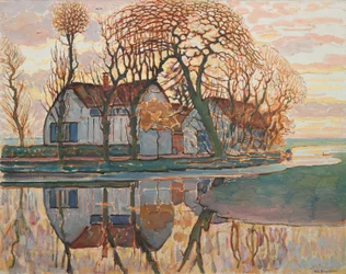 Ferme près de Duivendrecht, vers 1916