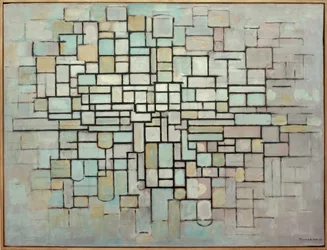 Composition n° II; Composition avec lignes et couleurs