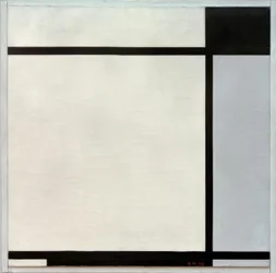 Tableau no II, avec noir et gris