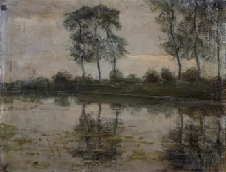 Arbres près de la rivière Gein