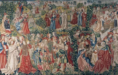 La parabole des ouvriers de la vigne, vers 1500 (tapisserie)