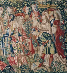 La parabole des ouvriers dans la vigne, vers 1500 (tapisserie)