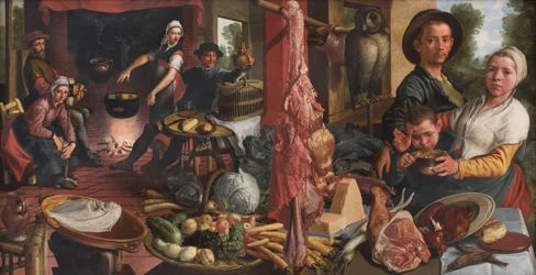 La Cuisine Grasse. Une Allégorie