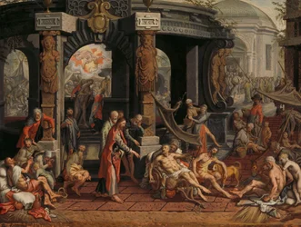 La guérison du paralytique, piscine de Bethesda