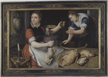 Deux femmes cuisinant